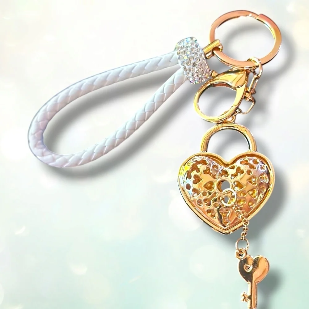 Key To My Heart Keychain/Bag Charm